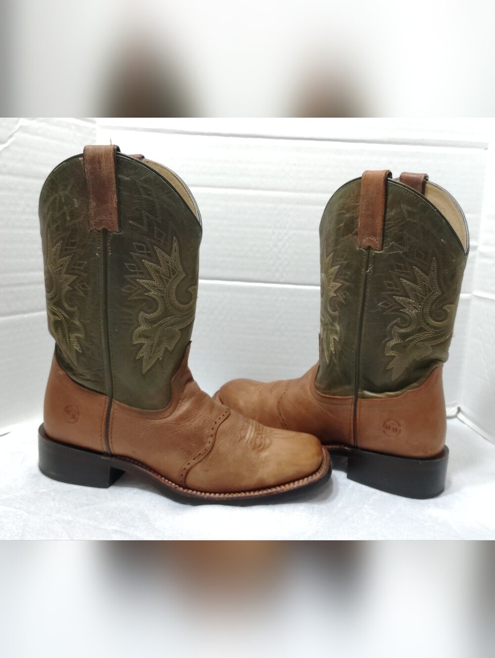 Double H Square Toe, Men # 9 US, Western Boots